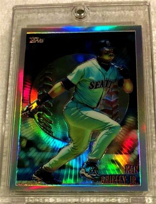 Ken Griffey Jr 1998 Topps Mystery Finest Bordered Refractor M20 Rare Mariners