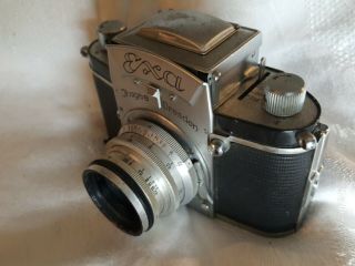 Rare IHAGEE DRESDEN camera EXA,  CARL ZEISS JENA TESSAR 50mm f/3.  5 T NR3576390 3
