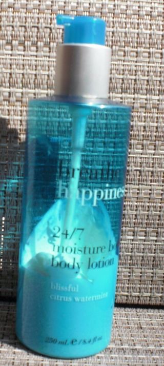 Bath And Body Breathe Happiness Citrus Watermint Body Lotion Rare