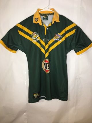 Extra Rare Retro Australia Kangaroos Rugby Classic Vintage Shirt Jersey Size Xl