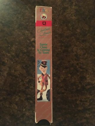 Santa Claus is Coming to Town Christmas Classics VHS By Fred Astaire RARE 1989 3