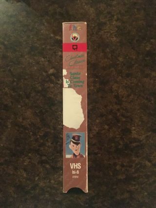 Santa Claus is Coming to Town Christmas Classics VHS By Fred Astaire RARE 1989 4