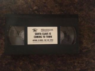 Santa Claus is Coming to Town Christmas Classics VHS By Fred Astaire RARE 1989 5