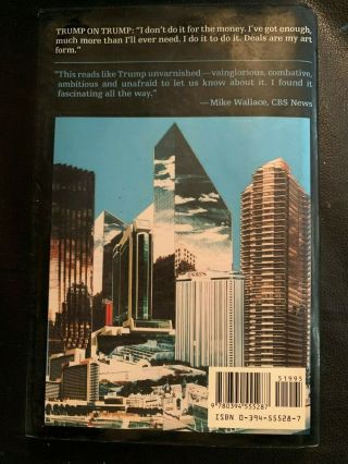 RARE FIRST EDITION 1987 DONALD TRUMP THE ART OF THE DEAL 2
