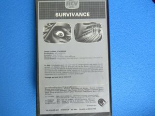SURVIVANCE (JUST BEFORE DAWN) VHS G MEGA RARE FRENCH NTSC HORROR SLASHER 2