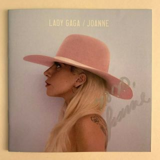 Lady Gaga Hand Signed Joanne Cd Booklet - Autograph - Rare