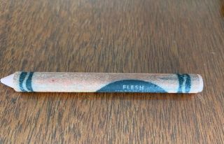 Rare Vintage CRAYOLA Crayons Flesh Color 1940’s 24 Ct.  BINNEY & SMITH No.  242 3