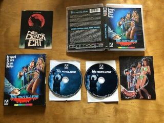 The Mutilator Blu - Ray/dvd Arrow Video 2 - Disc Rare Slipcover 2k Restoration