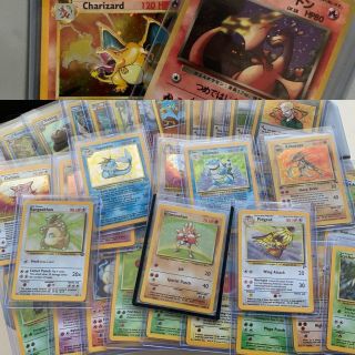 Charizard 2x 40 Plus Pokemon Cards All Rares Holographic,  1st Edition,  Base Set.