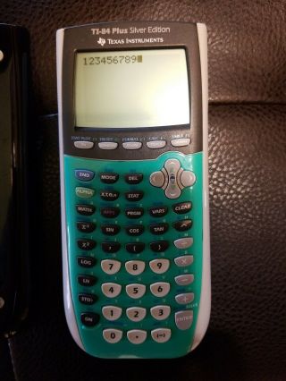 Texas Instruments TI - 84 Plus Silver Edition Graphing Calculator - Rare color 2