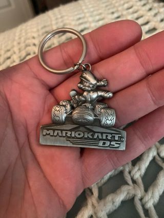 Mario Kart Ds Extremely Rare 2005 Launch Promo Employee Keychain