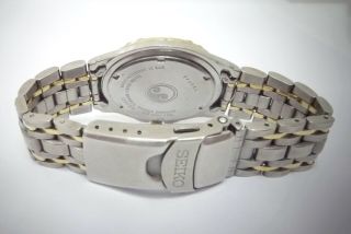 Seiko Blue Titanium Sapphire Crystal Rare Vintage Watch 7N42 - 8140 A4 Wristwatch 4