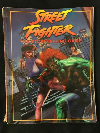 Street Fighter: The Storytelling Game White Wolf Rpg Core Book Hadouken Rare Oop