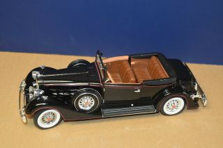 Rare Anson Prestige 1/18 1934 Packard Convertible Black  Read