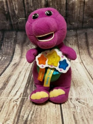 2002 Fisher Price Barney The Dinosaur Best Manners Singing Plush Toy Rare P3