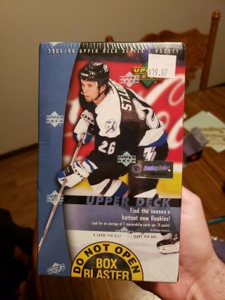 2005/06 Rare Upper Deck Series 1 Hockey Blaster Box Sidney Crosby Young Guns? 