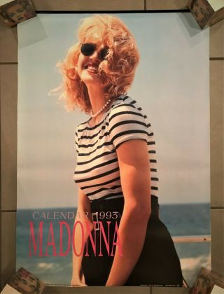 Madonna Japan Poster Calendar 1992 Rare