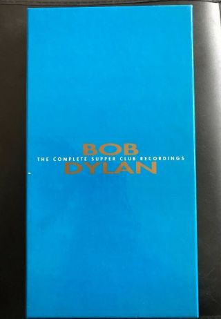 Bob Dylan ‘the Complete Supper Club Recordings’ Cd Box Set Rare