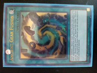 Yugioh Ancient Gear Fusion Led2 - En032 Ultra Rare Unlimited Edition