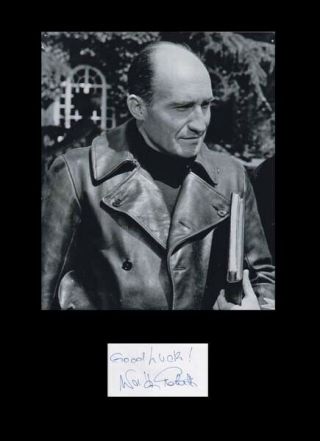 Walter Gotell (,) James Bond Autograph Letter Clip From Russia With Love Rare