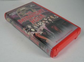 The Midnight Hour Collector ' s Edition VHS Tape - Red Clamshell RARE Horror Cult 3