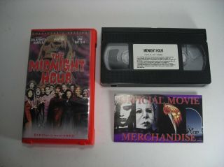 The Midnight Hour Collector ' s Edition VHS Tape - Red Clamshell RARE Horror Cult 4