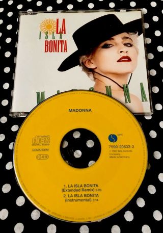 Madonna - La Isla Bonita Rare Cd Single
