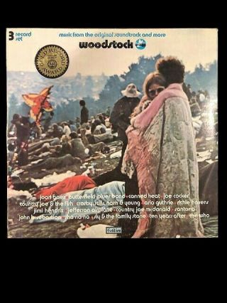 Woodstock - Music From The Soundtrack 3 Lps Cotillion Sd3 - 500 Rare Nm,