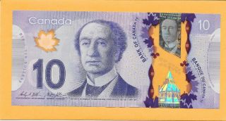 2013 RADAR NOTE CANADIAN 10 DOLLAR BILL FTT3725273 RARE (CIRCULATED) 2