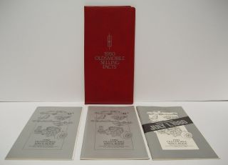 Rare 1980 Oldsmobile Product Facts Folder/brochures