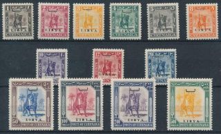 [38803] Libya 1952 Good Rare Set Very Fine Mh Stamps Value $365