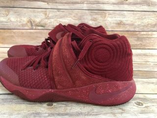Nike Kyrie 2 Red Velvet Maroon 819583 - 600 Irving Cavs Shoes RARE Size 12 4
