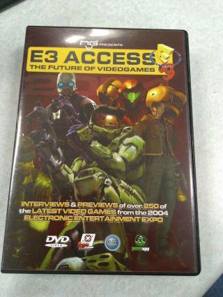 E3 2004 Access Dvd Halo 2 Bungie Preview Video Rare Htf Xbox