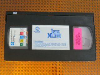 JUSTICE MALÉFIQUE (DYING TIME) VHS G MEGA RARE FRENCH NTSC ACTION 3