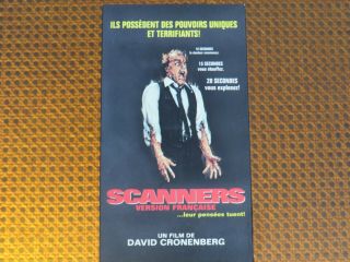 Scanners Vhs Like Mega Rare French 1st Cnd Release Ntsc Horror - Sci - Fi