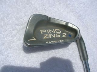 Ping Zing 2 Single 7 Iron Rh Blue Dot Jz Shaft Rare Golf Club