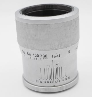 Rare - Leitz Leica Zooan Camera Lens Focusing Helical Adapter 135mm Hektor