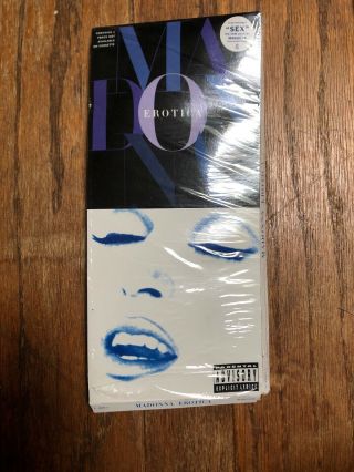 Rare Madonna Erotica Cd Long Box No Cd Empty