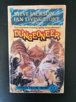 Dungeoneer Fighting Fantasy Rpg System Ian Livingstone & Steve Jackson Rare