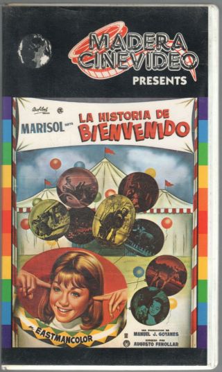 La Historia De Bienvenido (1964) Marisol Donkey Story Madera Cinevideo Vhs Rare