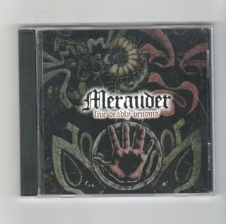 Merauder Five Deadly Venoms Cd 9 Songs Century Media Rare Htf Metal Oop