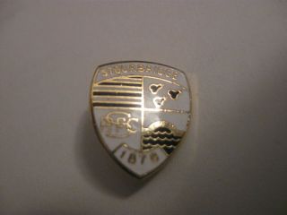 Rare Old Stourbridge Rugby Union Football Club Enamel Brooch Pin Badge (cs)