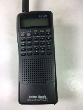 RADIO SHACK PRO - 26 1.  3 GHz 200 Ch RARE Programmable Scanner Parts Repair 2