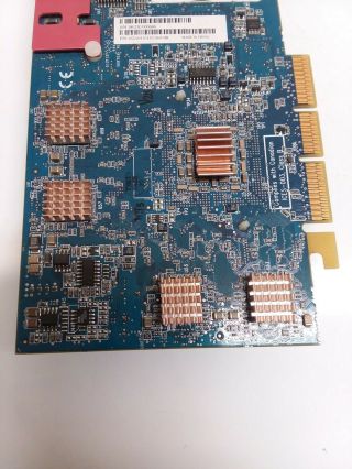 Hercules 3D Prophet 9700 Pro 102A0410130.  Rare.  128mb DVI VGA AGP Video Card. 8