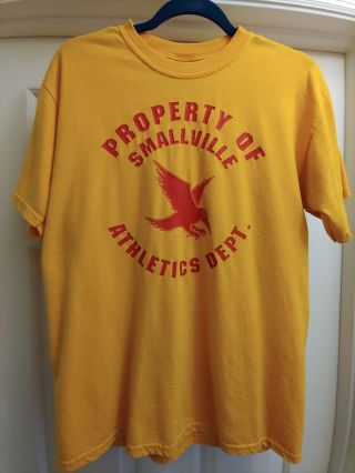 Vintage Rare Smallville High School T - Shirt M Tom Welling Cosplay Superman Wb Cw