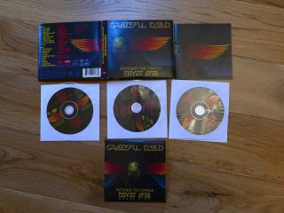Grateful Dead.  Rocking the Cradle (Egypt 78) 2CD,  DVD,  rare Bonus Disc.  As. 2