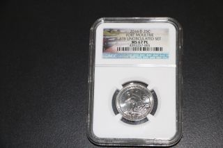 2016 D Clad Ms67pl Fort Moultrie Quarter Early Releases Graded By Ngc Rare