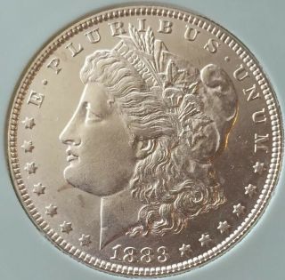 Premium Bu 1883 P Morgan Silver Dollar Estate $1 Rare Unc