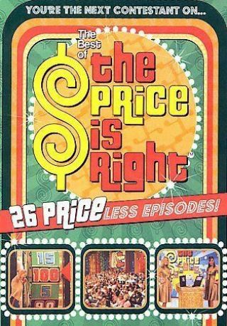 The Price Is Right (dvd,  2008,  4 - Disc Set) Rare Oop Includes Liner Notes Insert