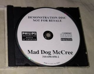 Mad Dog Mccree Full Featured Demo Discs - Rare And Collectible